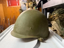 WWII SOVIET RUSSIAN INFANTRY SH40 COMBAT FIELD HELMET- SIZE 3