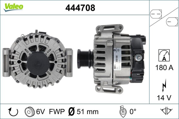 Valeo 444708 Generator FüR MERCEDES-BENZ-image