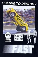 GUESS SPORT x PLEASURES LOGO TEE SHIRT ORGANIC BLACK MENS Medium EUC