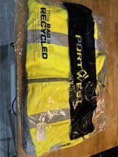Image of Portwest EC70 Eco Hi-Vis Reflective Fleece Jacket Yellow Size XL