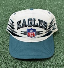 Vintage 1996 Philadelphia Eagles Snapback Hat Logo Athletic Diamond Cut NFL 90s