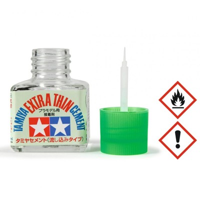 Tamiya 87038 - Plastikkleber 40ml Quick extrad. - Klebstoff Modellbau