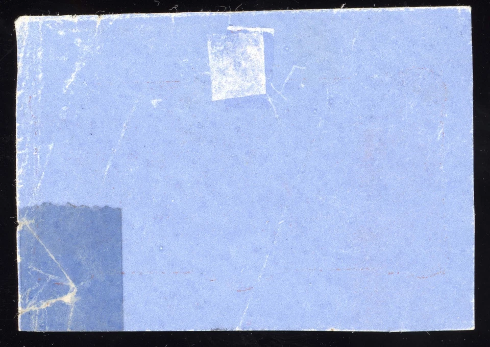 Hawaii Scott U7 Blue Back Cut Square Used 4c 1884 Lot E128 bhmstamps - Image 2 of 2