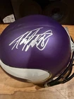 Adrian Peterson Autographed Full Size Replica Vikings Helmet. PSA