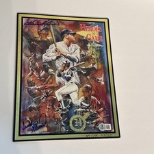 Harmon Killebrew Frank Robinson HOF Signed Auto Heroes of the Game BAS F120440 