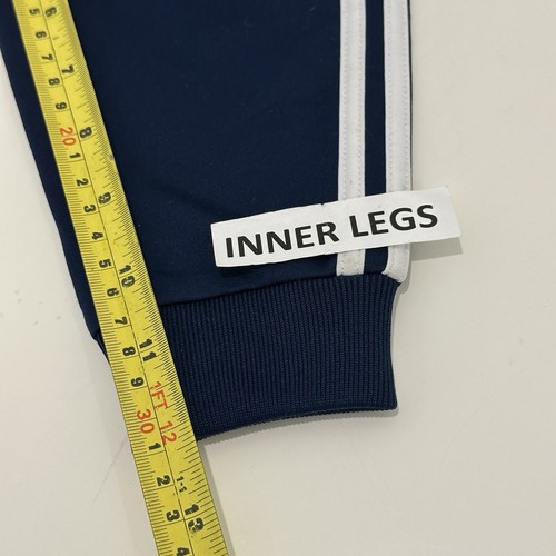 Adidas Track Pants Kids 18M (48cm x 31cm) Blue Elastic Waist Embroidered Logo - Picture 10 of 12