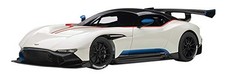 AUTOart 1/18 Aston Martin Vulcan Diecast Model Car Metallic White Blue Red Strip