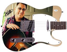 Vince Gill Signed Autographed Graphics Photo Guitar ACOA