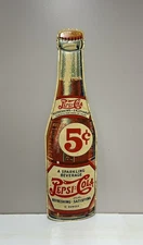 Vintage Double Dot Pepsi Soda Sign