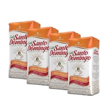 Ground Peaberry Coffee, Medium Roast, 16 oz Bag - Dominican Republic Pack of 4