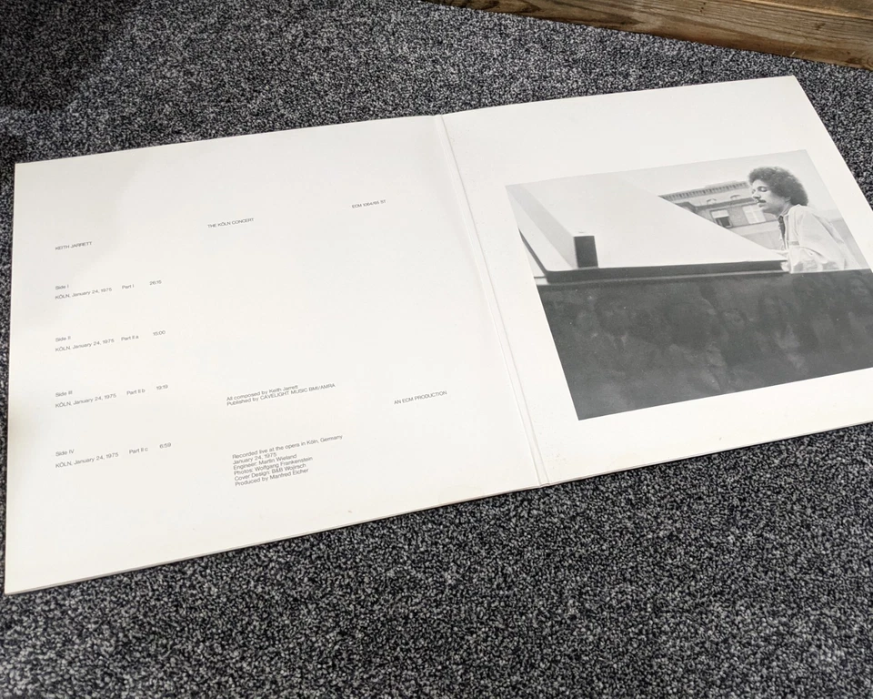 Keith Jarrett – The Köln Concert (2xVinyl 12" Album) Vintage Gatefold Reissue - Image 2 of 4