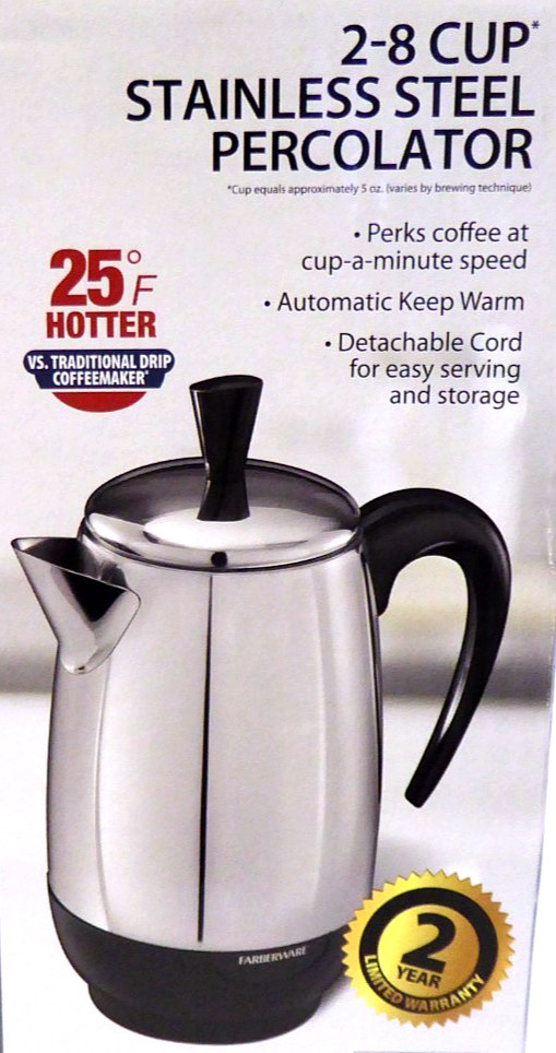 Farberware FCP 280 8 Cups Electric Percolator Coffee Maker P