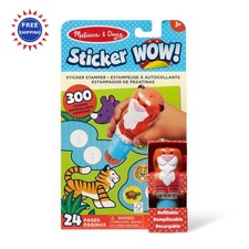 Sticker Wow 24 Page Activity Pad and Stamper 300 Stickers Melissa Doug