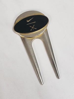 Super Rare Nike Golf Divot Tool Black & Gold Old Logo