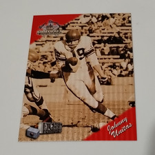 Ted Williams Card Co 1994 Etched in Stone Johnny Unitas 1959 Rematch ES5
