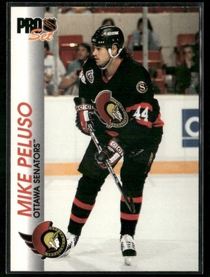 1992-93 PRO SET MIKE PELUSO OTTAWA SENATORS #122