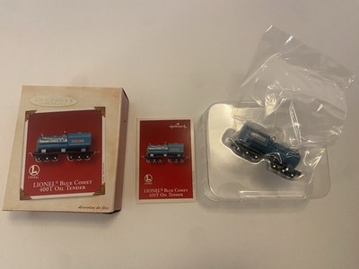 NEW 2002 LIONEL BLUE COMET 400T OIL TENDER Hallmark Keepsake Ornament