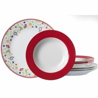Ritzenhoff & Breker Shanti Doppio Tafelservice 8-Tlg. Geschirrset Porzellan Bunt