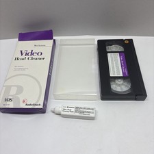 Radio Shack Video Head Cleaner VHS Player Wet System 44-1230 W/ Fluid