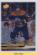 2024-25 Upper Deck Series 2 Rainbow Speckled Foil Adam Henrique #314 READ 3d2