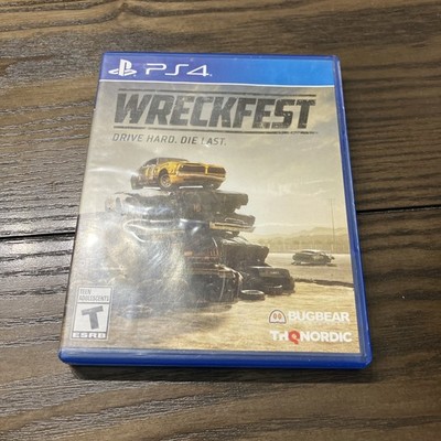 USED Wreckfest PLAYSTATION 4 PS4 FREE SHIPPING USA SELLER!