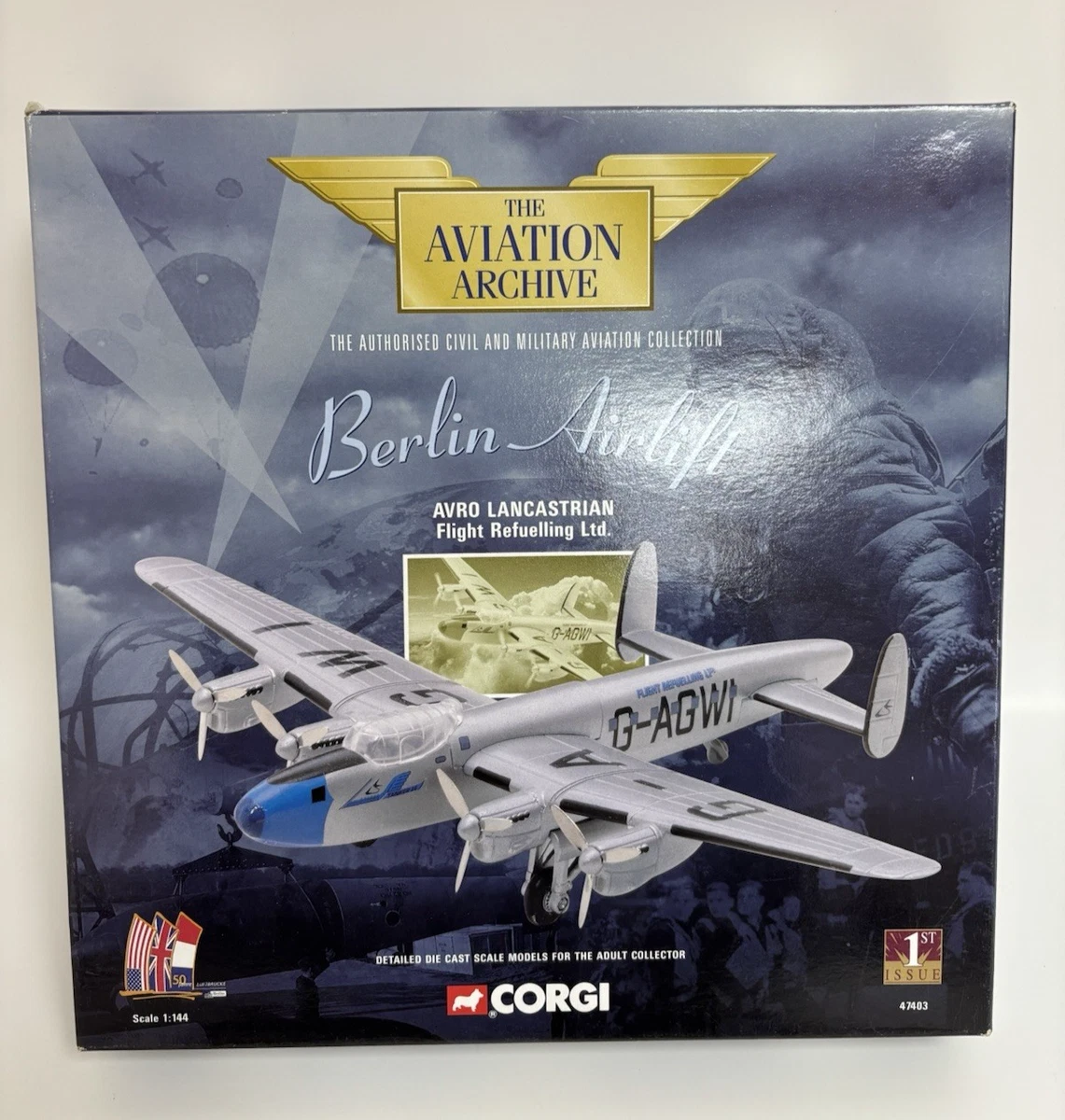 Corgi Lancaster Contemporary Manufacture Diecast Aircrafts