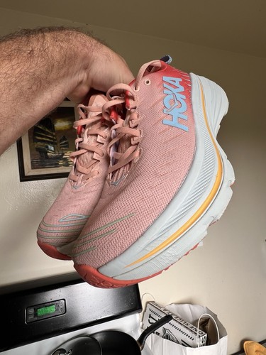 Hoka One One Womens Bondi X 1113513 CPPF Orange Running Shoes Sneakers Size 9.5B - Picture 8 of 9