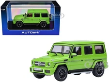 2017 MERCEDES-BENZ AMG G 63 ALIEN GREEN 1/64 MODEL CAR BY AUTOART 20115