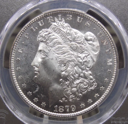 1879 "S" Morgan SILVER Dollar $1 PCGS MS65 #558 Gem BU Uncirculated ECC&C, Inc.