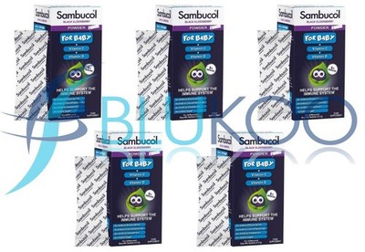 Sambucol Babypuder - 14 Beutel (5er Pack)