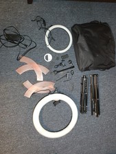 Complete Ring Light  Accessories Bundle with Stand, Phone Holder and Travel Bag
