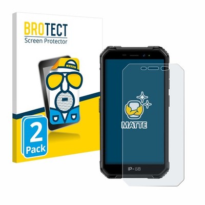 2x Schutzfolie Matt für Ulefone Armor X6 Displayschutz Antireflektierend
