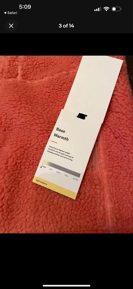 Chaleco Lululemon de vellón texturizado con cremallera completa Foto 4 de 4