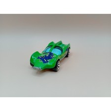 Vintage 1983 Hot Wheels Hammerhead Green Sports Race Car Used Toy Shark Preloved