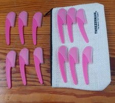 dermaplaning Tweezerman 12 Razors with the cosmetic bag 