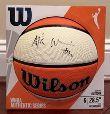 A’ja Wilson Autographed Signed WNBA Official Basketball Las Vegas Aces