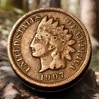 1907 Indian Head Cent Actual Coin Shown - 20