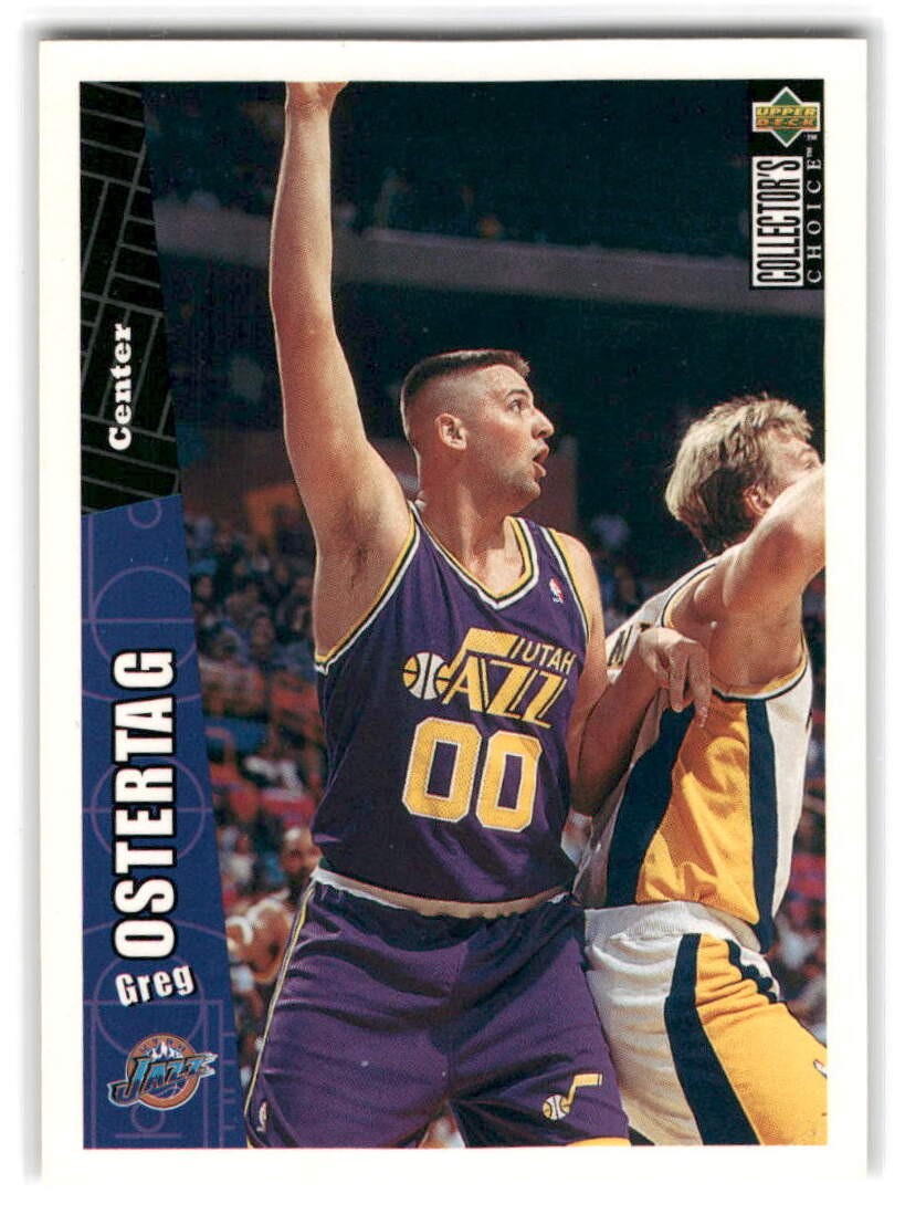 Greg Ostertag 1996-97 Collector's Choice BASKETBALL #342 Utah Jazz