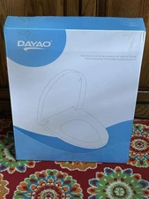 Dayao White Heated Elongated Toilet Seat With No Slam Lid New In Box