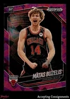 2024-25 Panini Prizm Black Purple Ice #41 Matas Buzelis 50/149 ROOKIE RC BULLS