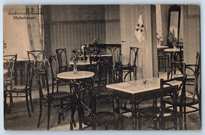 Norrbotten Sweden Postcard The Good Templar Cafe Malmberget c1910 Antique