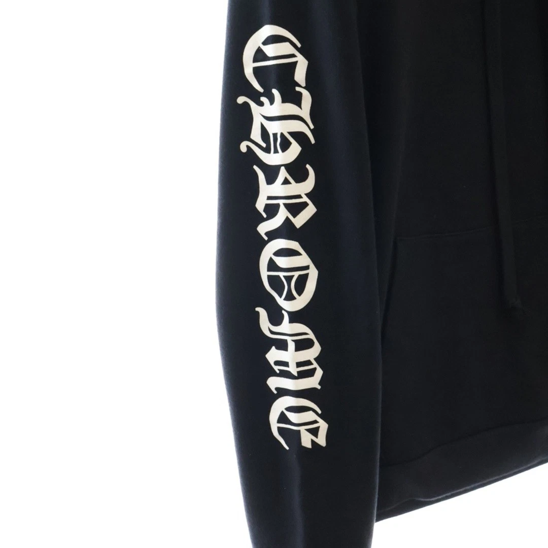 Felpa con cappuccio a ferro di cavallo CHROME HEARTS x Matty Boy Chomper nera usata 1c2