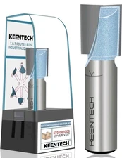 KEENTECH 1/2" Shank Bottom Cleaning Router Bit, 5/8" 3/4" (KT01061008)
