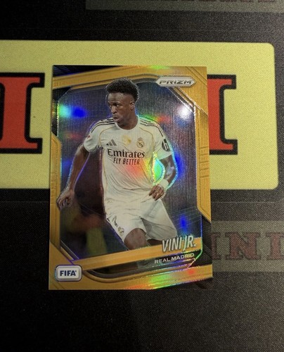 2025-26 Panini Prizm FIFA Real Madrid Vinicius Junior (Vini JR) Gold Prizm /10