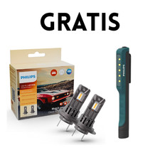 2x PHILIPS  Classic LED ABL/FL-Lampen H7/H18 12V 16W 3500K Werkstattlampe Gratis