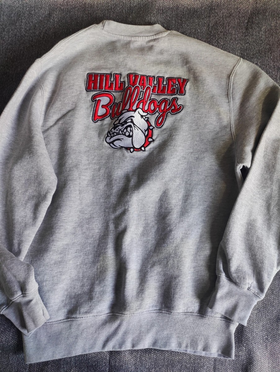 Vintage Back to The Future Hill Valley High School Sweater Medium