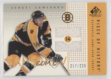 2002-03 SP Game Used Piece of History 217/225 Sergei Samsonov #PH-SV 0v0