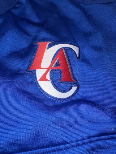 New Adidas Los Angeles Clippers On-Court Warm Up Jacket 4XL Blue - Picture 4 of 9
