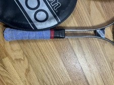 Vintage Wilson Graphite Force Midsize Tennis Racquet With Case/Cover Black/Gold