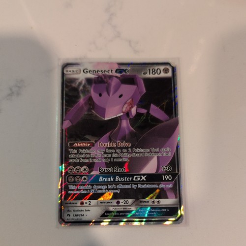 Genesect GX 130/214 Pokémon TCG Lost Thunder Ultra Rare Near Mint